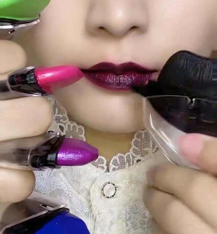 1,lazy lipstick|black lazy lipstick|FloweryConcubine