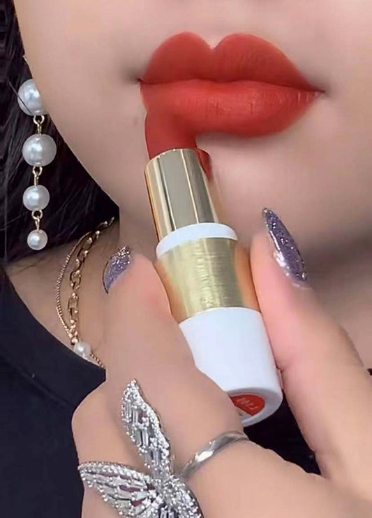 8, lipstick|Velvet matte non-stick cup not easy to discolor lipstick