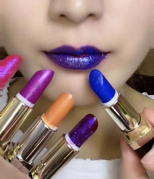 blue lipstick