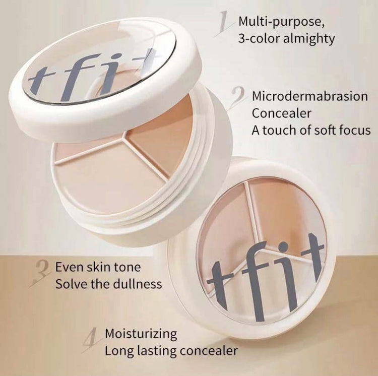 1,Tfit3-color Concealer Cream