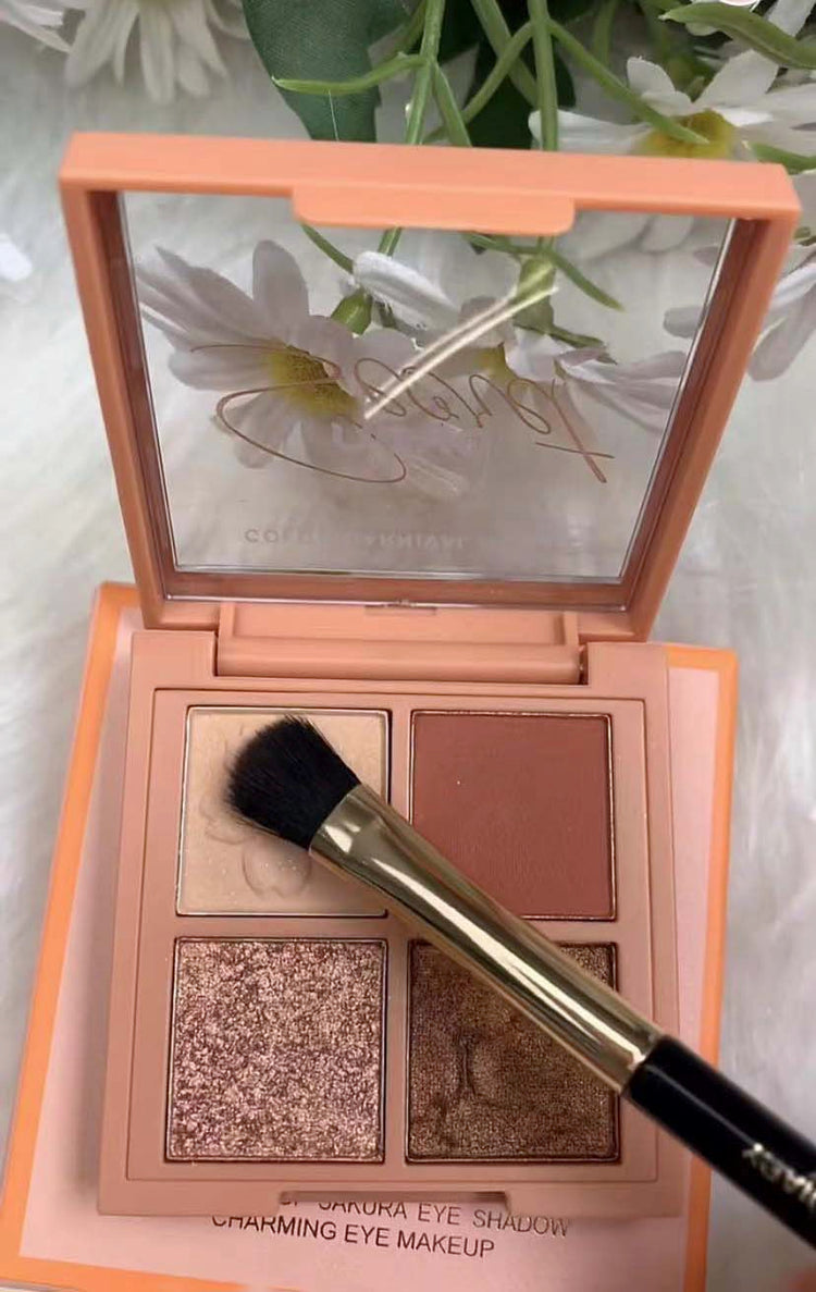 4-color eyeshadow is easy to color-FloweryConcubine