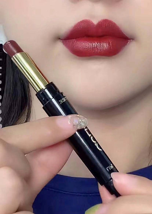 2, , pen  lipstick|double lipstick|FloweryConcubine