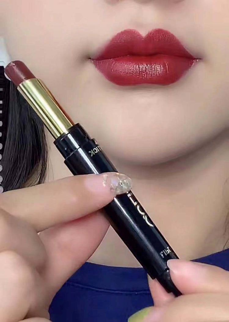 2, , pen  lipstick|double lipstick|FloweryConcubine