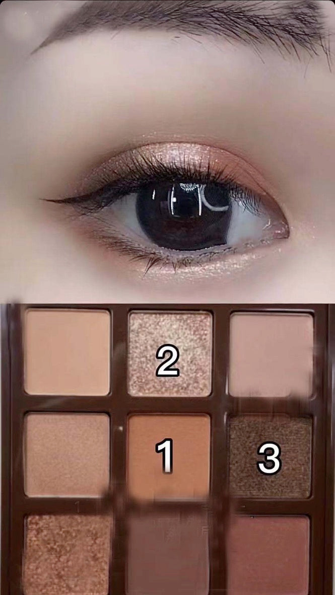 9 colors eyeshadow-FloweryConcubine