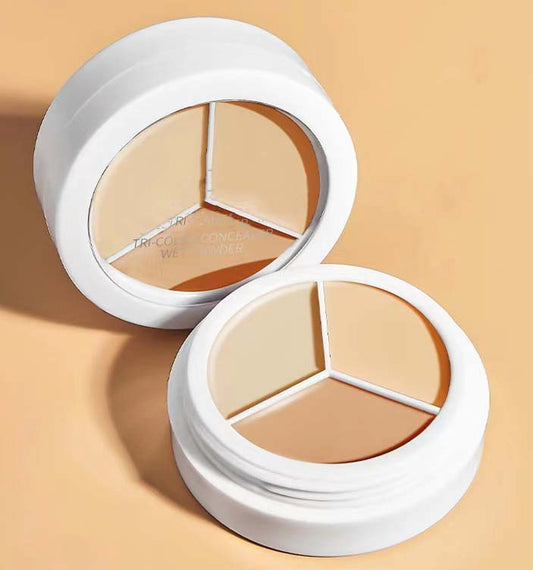 3 colors concealer powder